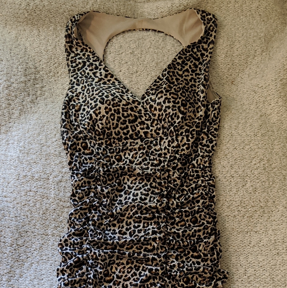 Leopard print, girls night out dress